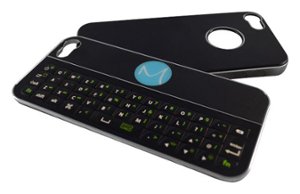 Mogul's Mobile - Magneti Bluetooth Keyboard Case for Apple® iPhone® 5 and 5s - Black - Front_Zoom