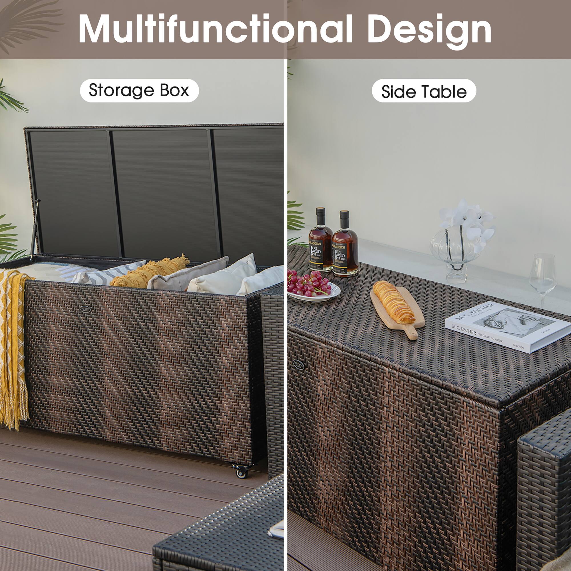 Multifunctional Design

Storage Box

Side Table