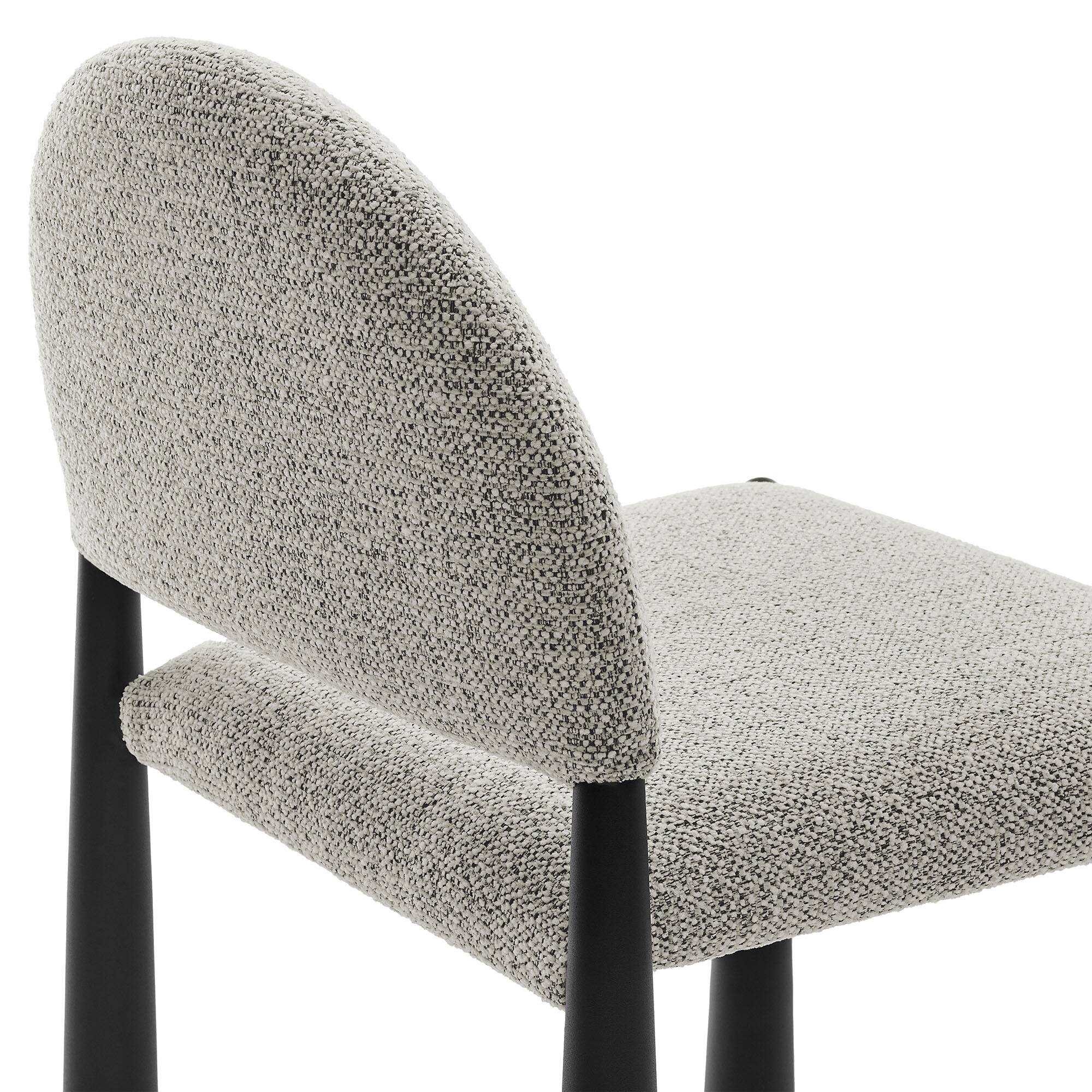Alt View 4. Modway - Hayley Upholstered Fabric Dining Side Chair by Modway - Brown.