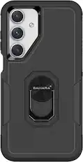 Front. SaharaCase - Raider Series Heavy Duty Case for Samsung Galaxy 17 5G (2026) and Galaxy A26 5G - Scorpion Black.