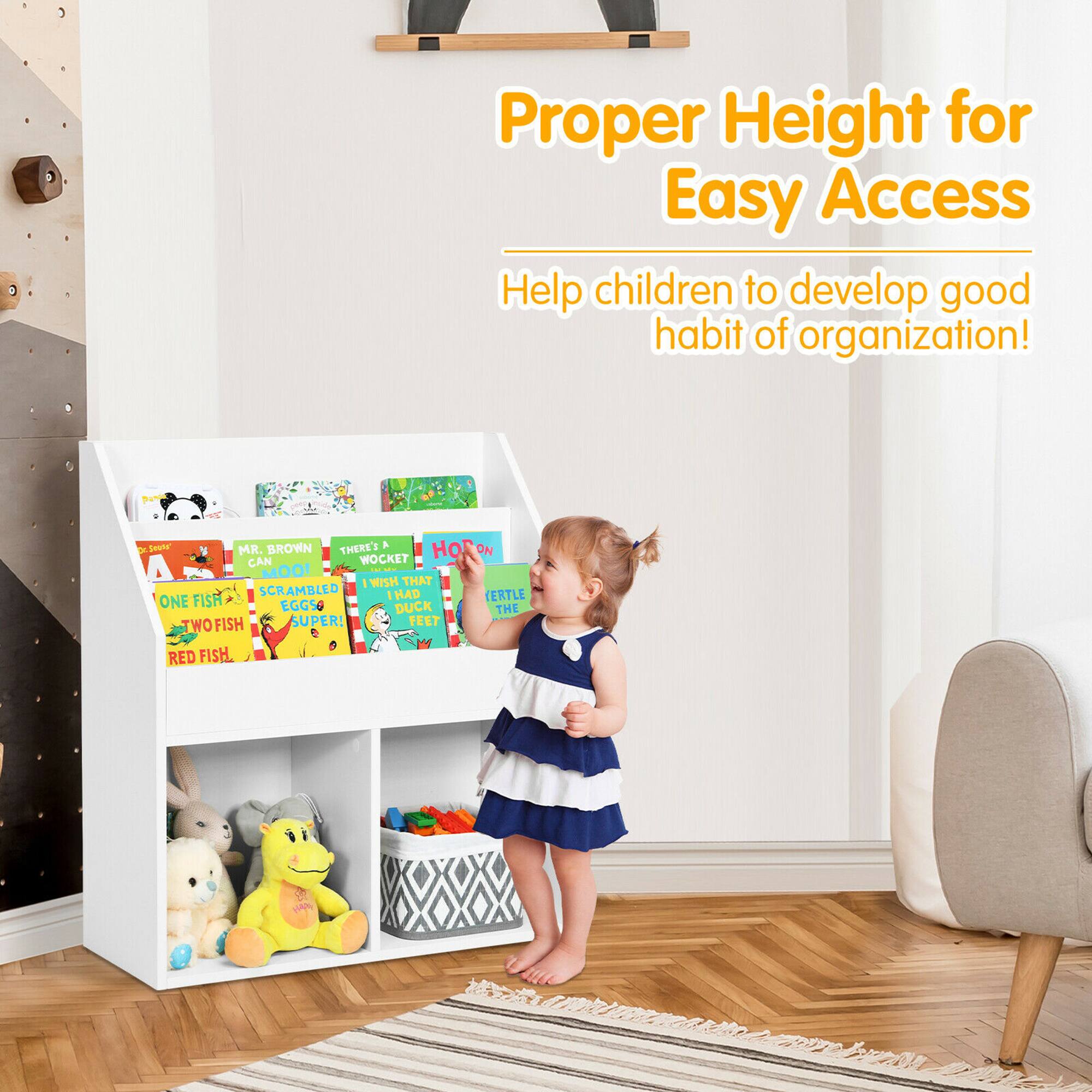 Proper Height for Easy Access
Help children to develop good habit of organization!

MR. BROWN
THE WOCKET
I WISH THAT
SCRAMBLED EGGS
I HAD A PUCKET
VERTLE
ONE FISH
TWO FISH
RED FISH
SUPER!