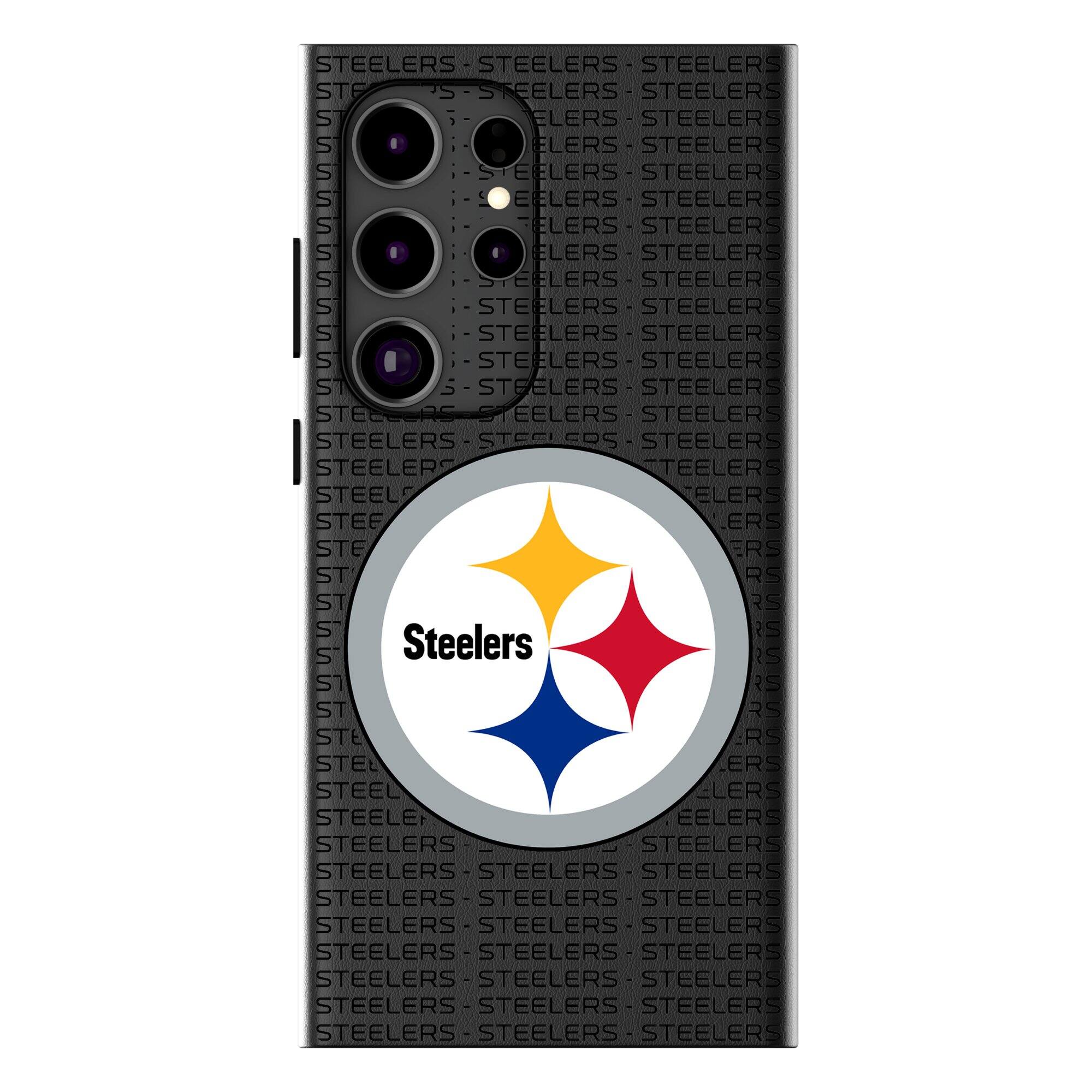 Keyscaper - NFL - Pittsburgh Steelers Text Backdrop Galaxy Magnetic Bump Case - S24 Ultra - Black price history on PriceWatchPro