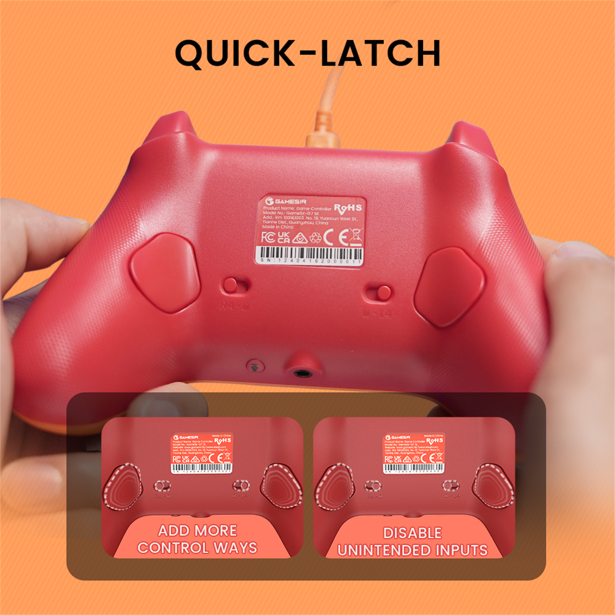 The text on the image reads "QUICK-LATCH".