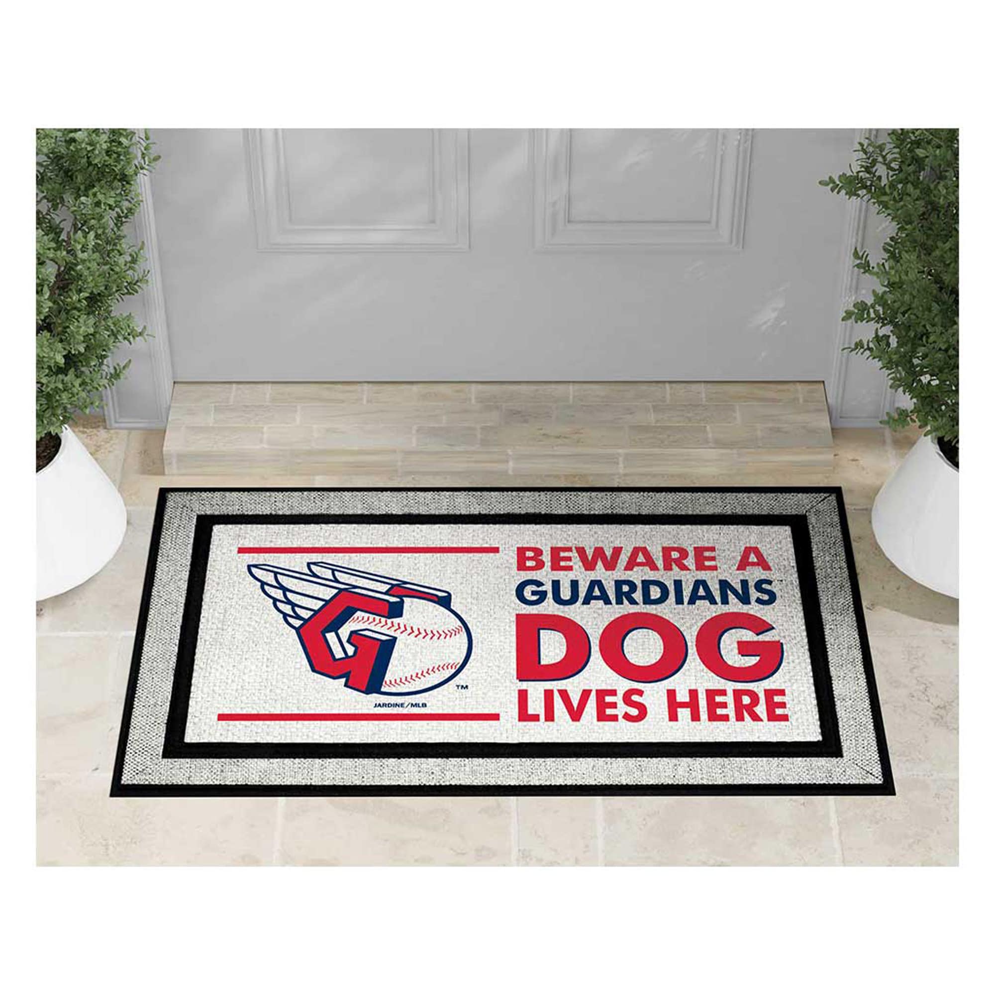 BEWARE A GUARDIANS DOG - LIVES HERE