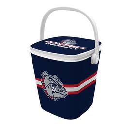 Indigo Falls - Gonzaga Bulldogs 16-Quart Mini Cool Bar Cooler - White