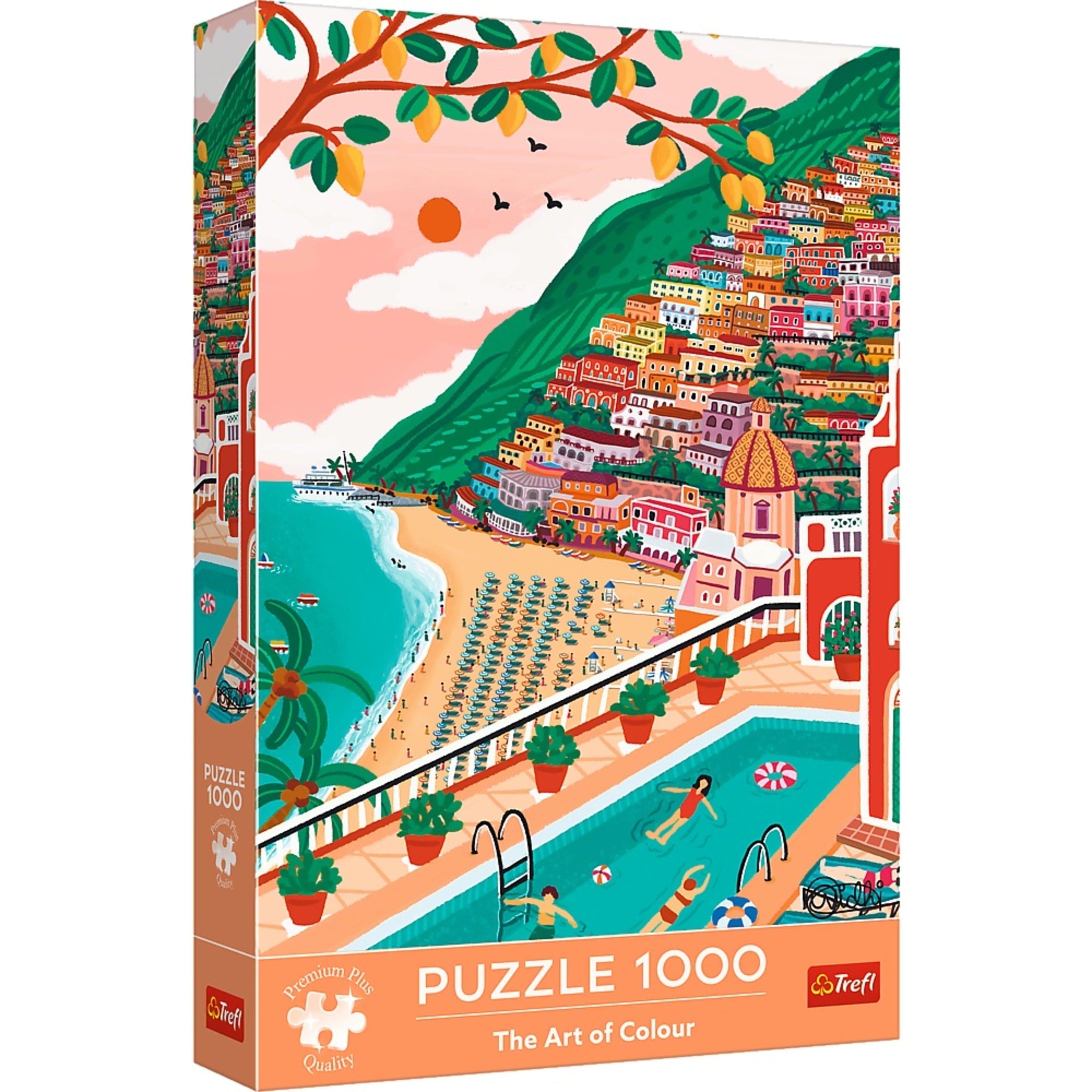 Trefl - Premium Plus 1000 Piece Puzzle - The Art of Color Positano, Italy price history on PriceWatchPro