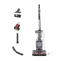 Shark - Refurbished Lift-Away Upright Vacuum w/ Odor Neutralizer - Navy/Silver - Front_Zoom