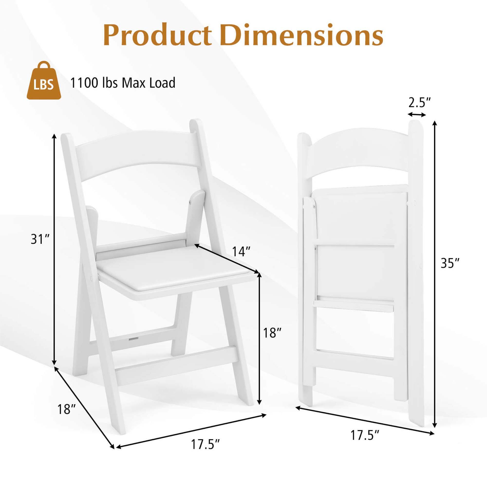 Product Dimensions, LBS, 1100 lbs Max Load, 2.5", 31", 14", 35", 18", 18", 17.5", 17.5"