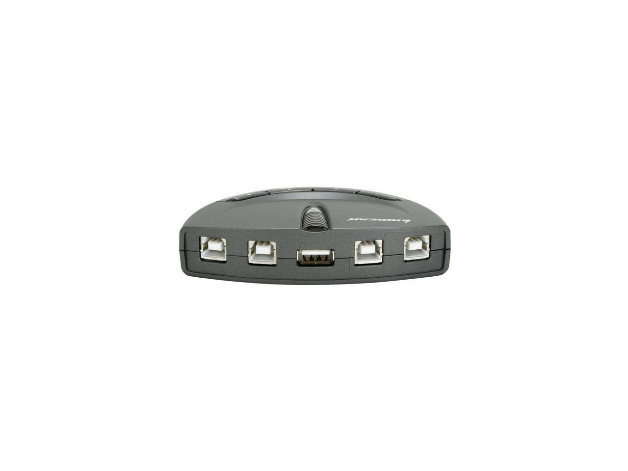 Alt View 3. IOGEAR - IOGEAR 4-Port USB 2.0 Automatic Printer Switch - 4 x USB - 480 Mbit/s - Black.