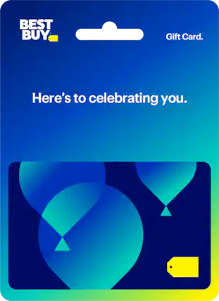 BEST BUY
Gift Card.
Here's to celebrating you.