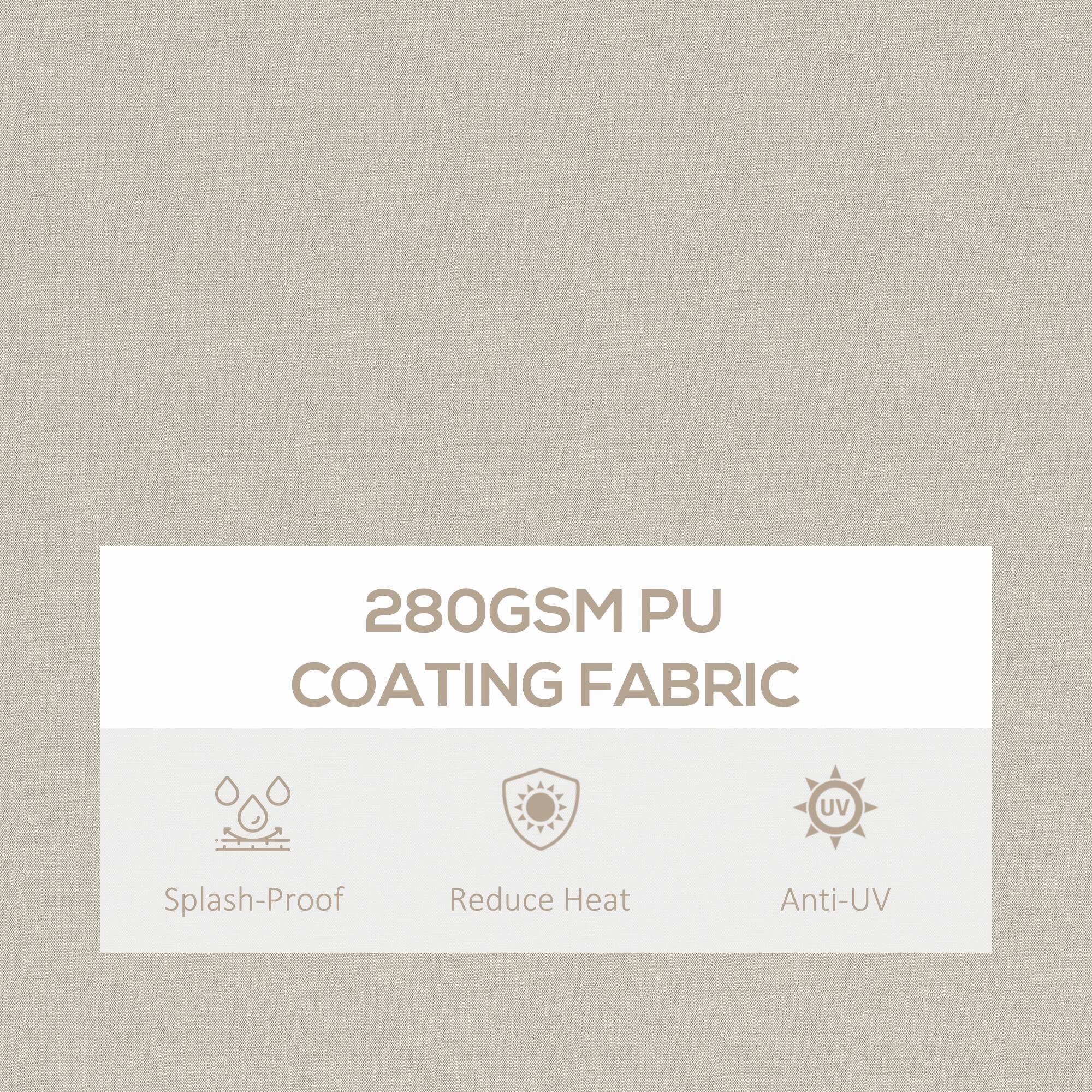 280GSM PU Coating Fabric  
UV Splash-Proof  
Reduce Heat  
Anti-UV