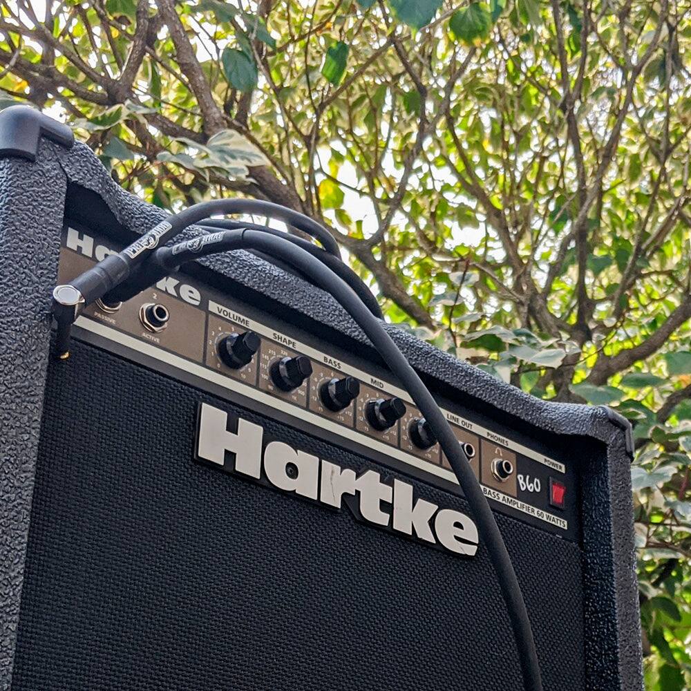 A MAe H Paler E 2 ke PASSIVE VOLUME ACTIVE SHAPE BASS MID LINE PHONES PWE Hartke BASS AMPLIFIER 860 S WATTS