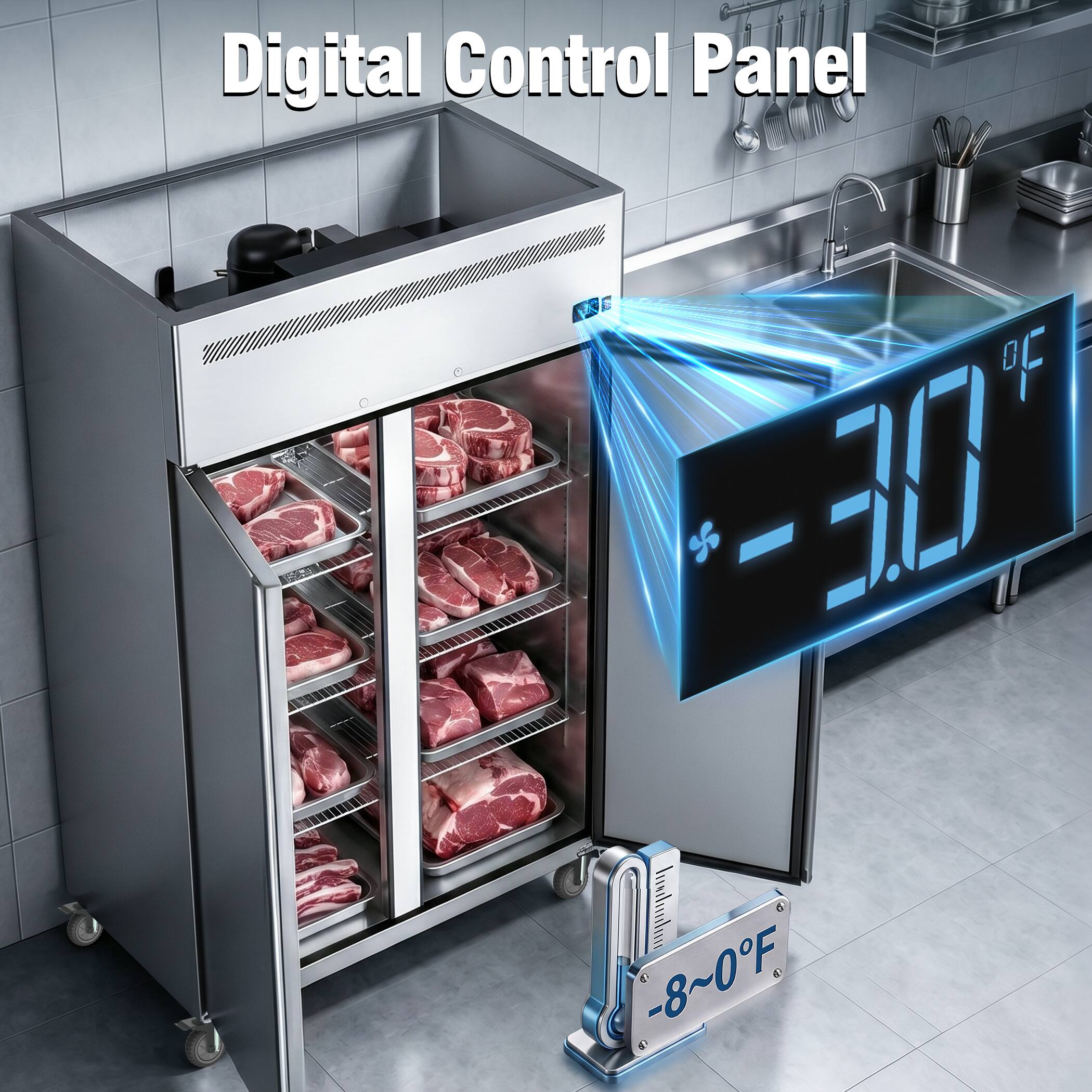 Digital Control Panel  
-30 -8~0F