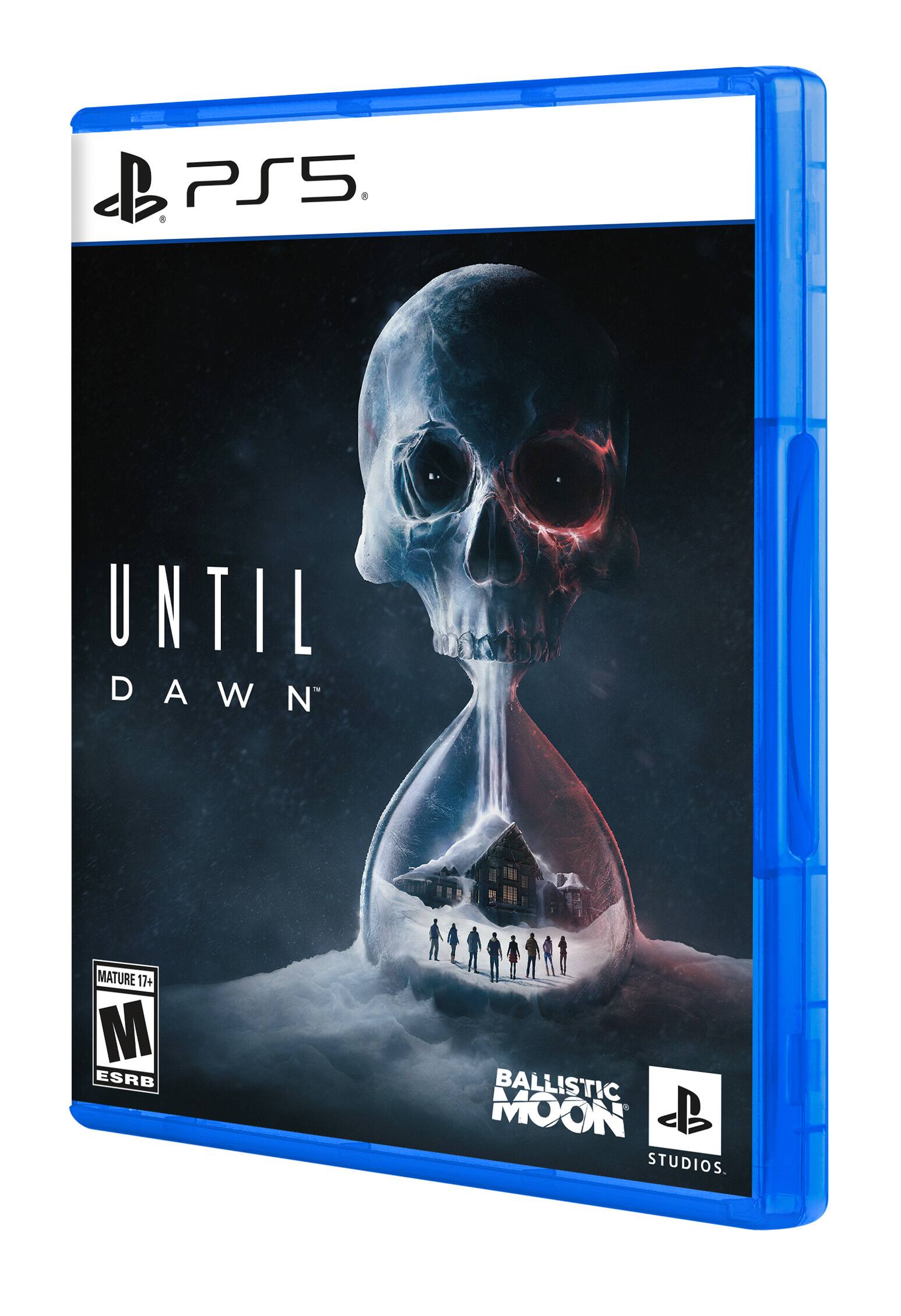 PS5. UNTIL DAWN MATURE 17+ M ESRB BALLISTIC MOON B STUDIOS.