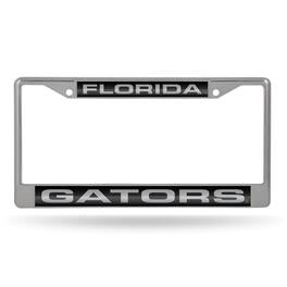 Rico Industries - University of Florida Gators Chrome Metal Laser Cut License Plate Frame - Multi