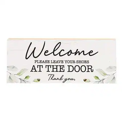 Welcome
PLEASE LEAVE YOUR SHOES AT THE DOOR
Thank you.