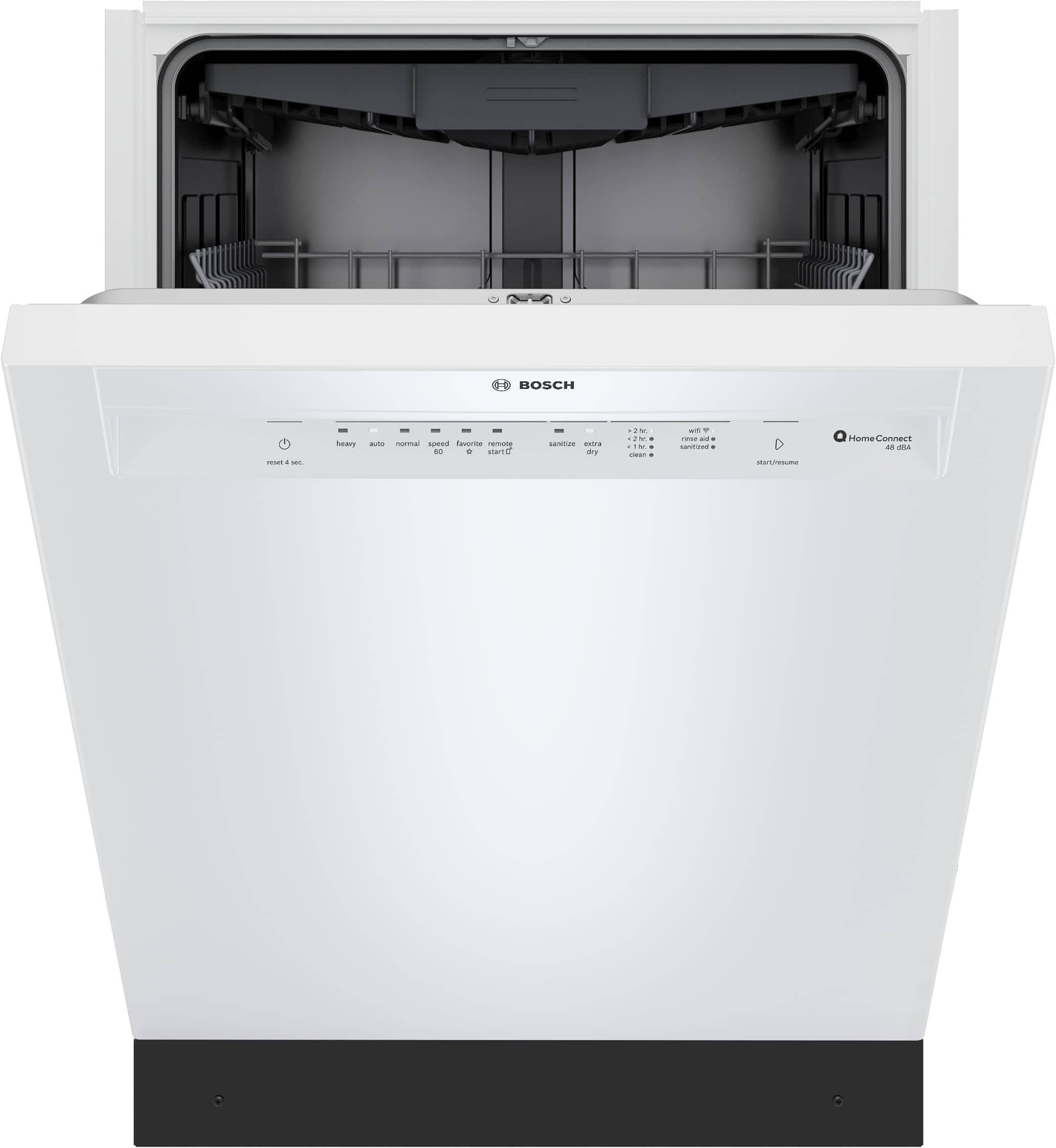 BOSCH - heaus - normal - extra - start/resume - rinse aid - sanitize - clean - dry - auto - reset 4 sec - favorite - speed 60 -