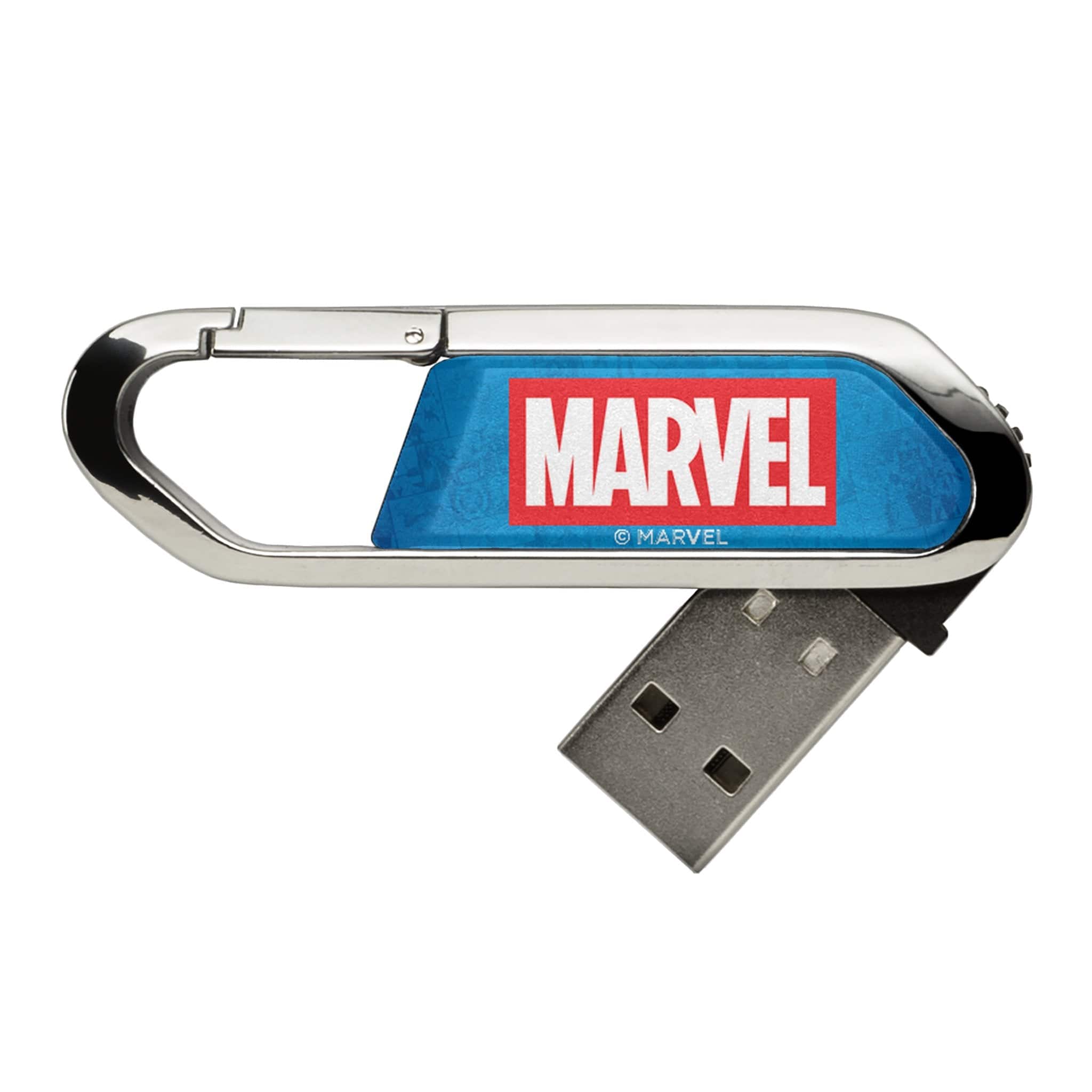 Keyscaper - Logo USB 64GB Clip Style Flash Drive - Marvel