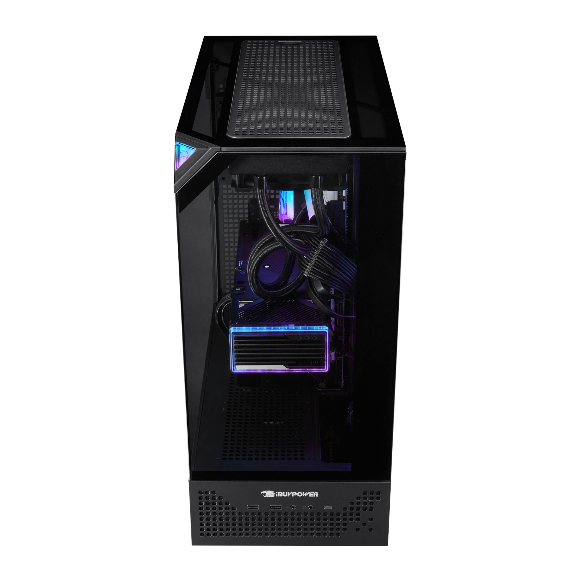 Back. iBUYPOWER - Element Pro Gaming Desktop PC-Intel Core i9 14900KF,NVIDIA GeForce RTX 5070 12GB,32GB DDR5 RGB,2TB NVMe SSD - Black.
