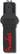 Front Standard. Fender® - 2" Logo Guitar Strap - Black/Red.