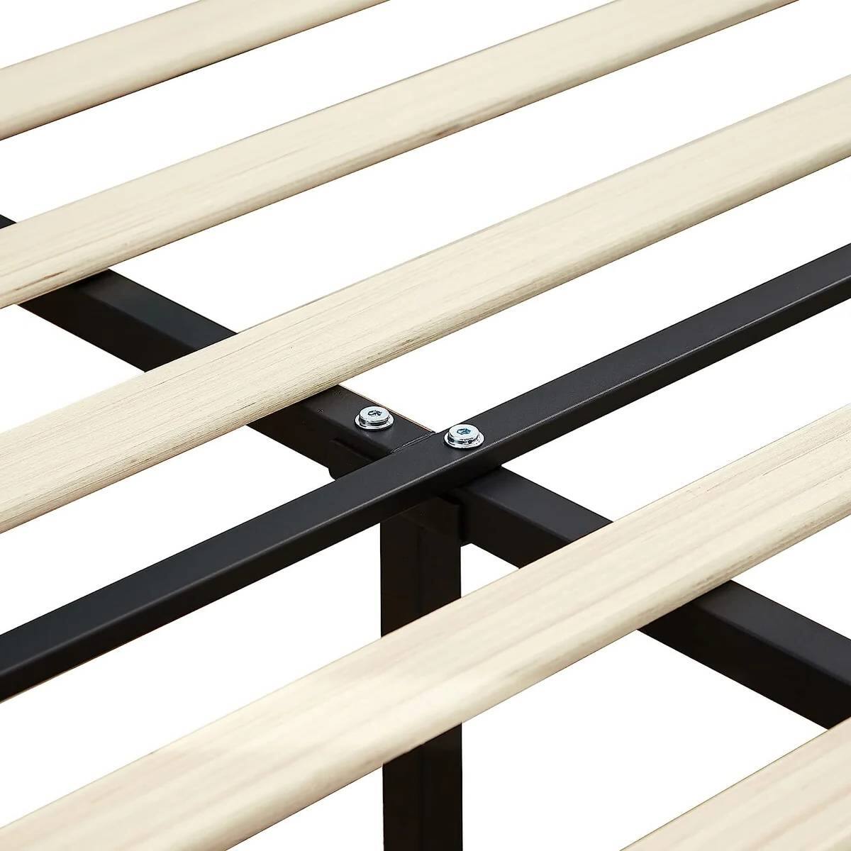 Back. Hivvago - Hivvago Queen size Upholstered Platform Bed Frame with Headboard - Green.