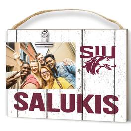 Jardine - Southern Illinois Salukis 8'' x 10'' Weathered Clip It Frame - White