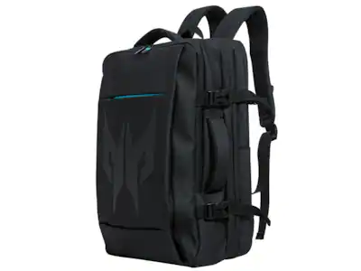 Acer - Predator Robust Gaming Backpack GPBAG11080 Water-Resistant Laptop Backpack, Durable Multi-Compartment Travel Bag - Black Acer - Predator Robust Gaming Backpack GPBAG11080 Water-Resistant Laptop Backpack, Durable Multi-Compartment Travel Bag - Black