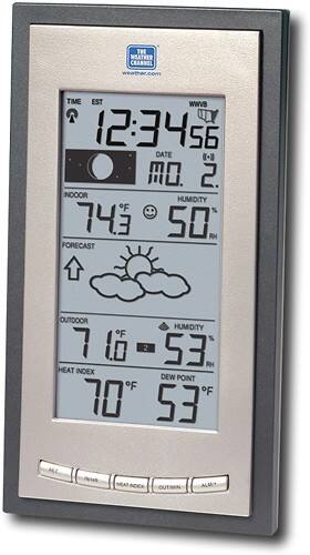 Angle Standard. La Crosse Technology - Alarm Clock with Wireless Weather Station.