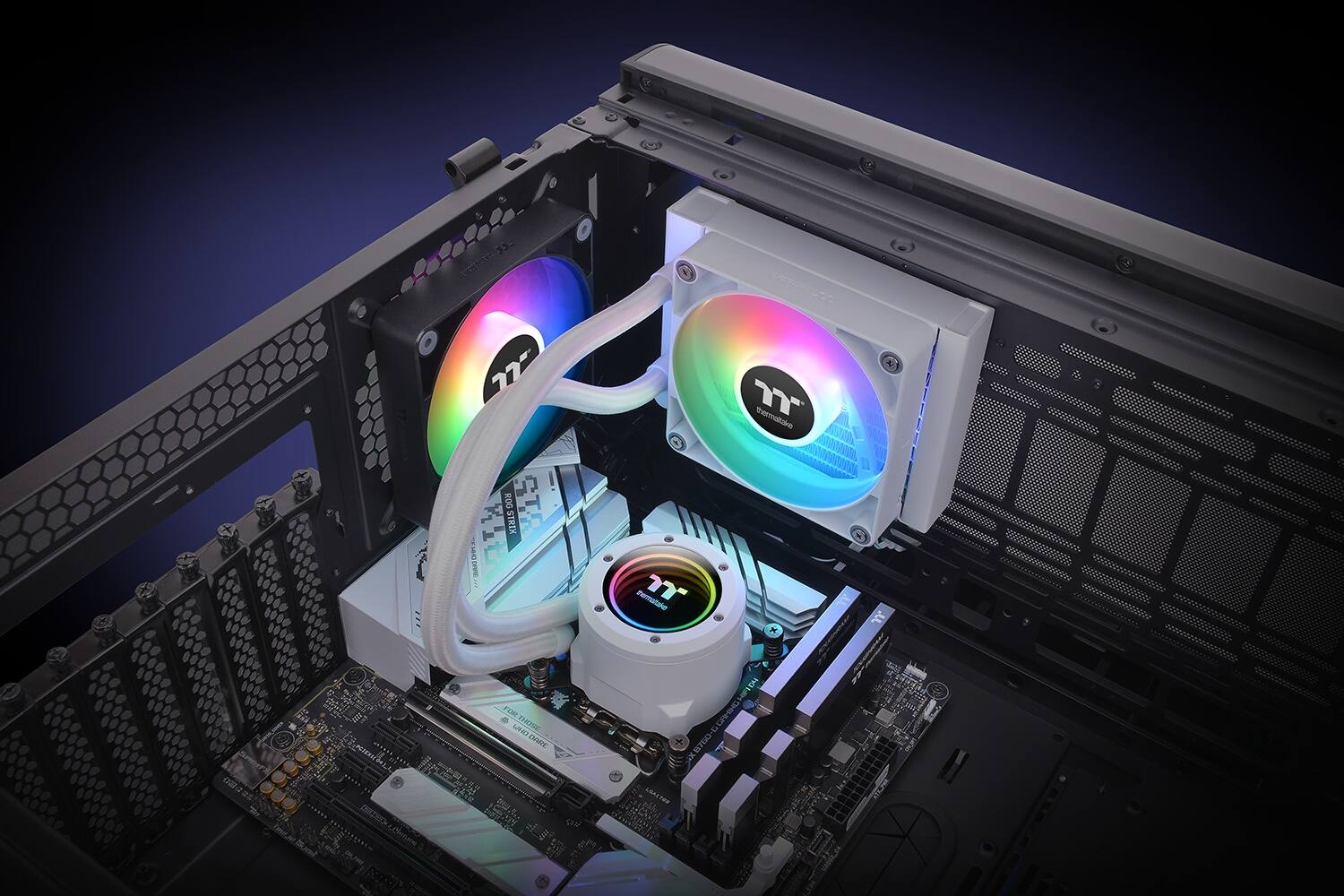 The text on the image reads: "33. 7 C ROG STREX STREAM 7 C T thermotals FOR L PHOSE ENORE T."