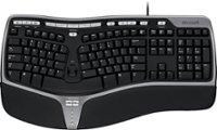 Front Zoom. Microsoft - Natural Ergonomic Keyboard 4000 - Black.