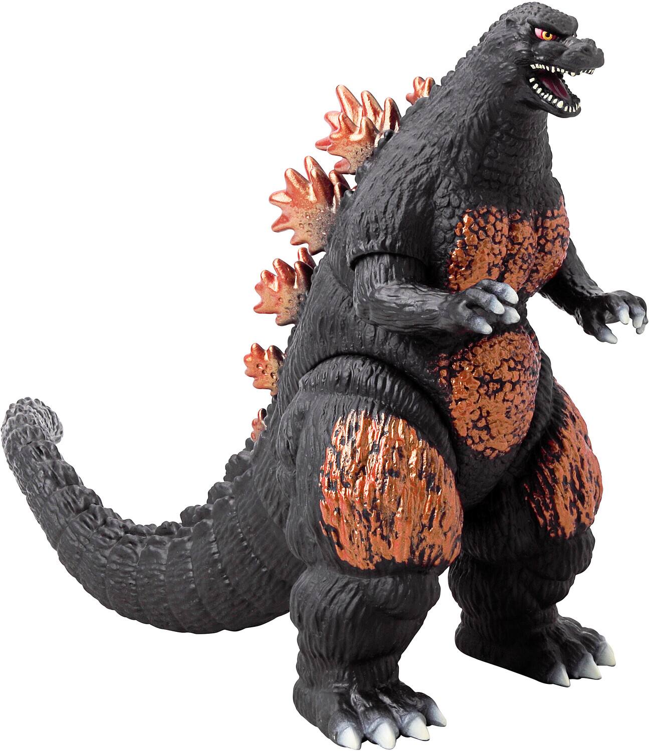 Alt View 2. Bandai - Godzilla Burning Godzilla Soft Vinyl Deluxe Kaiju Figure   - Collectibles - Multicolor.