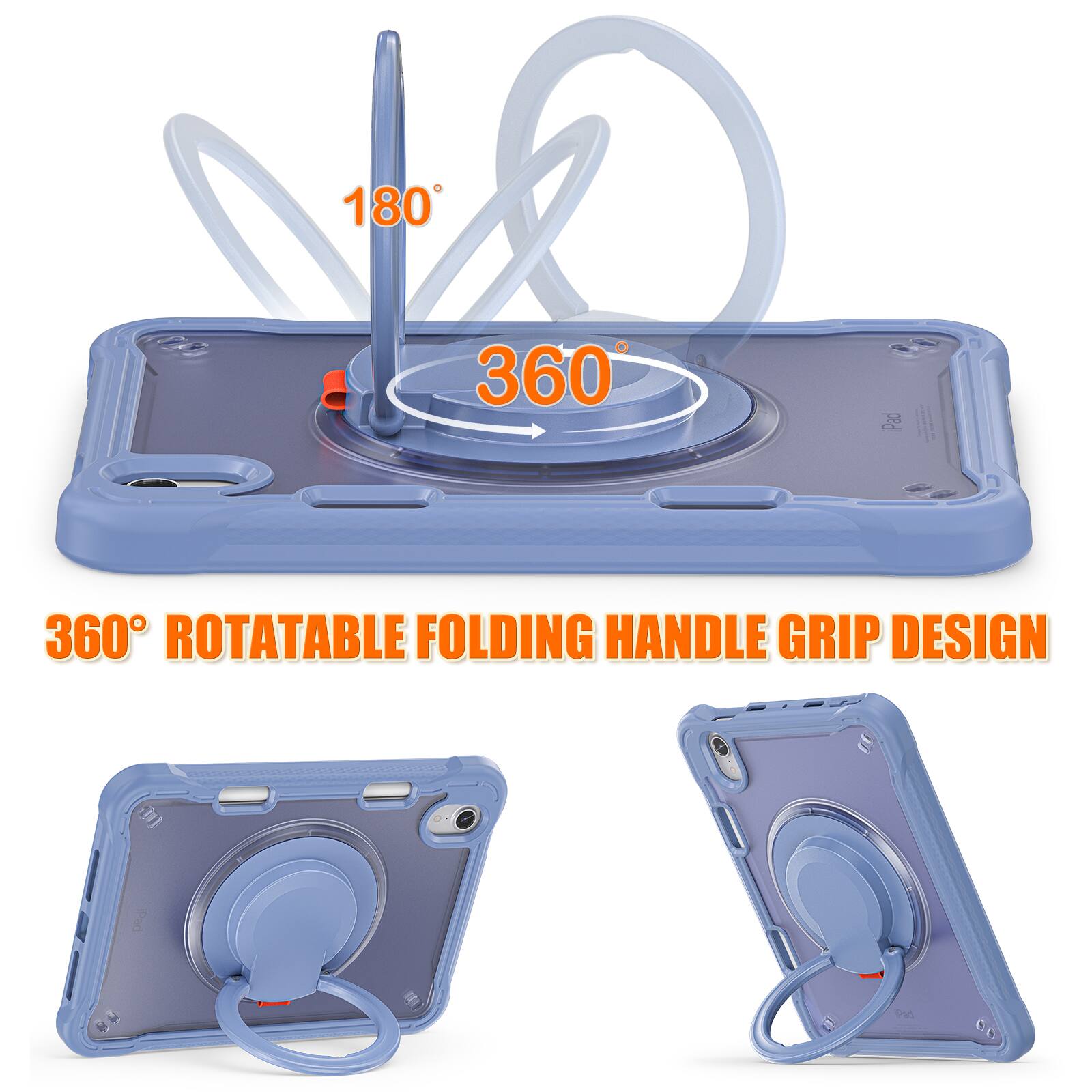 180° 360° ROTATABLE FOLDING HANDLE GRIP DESIGN