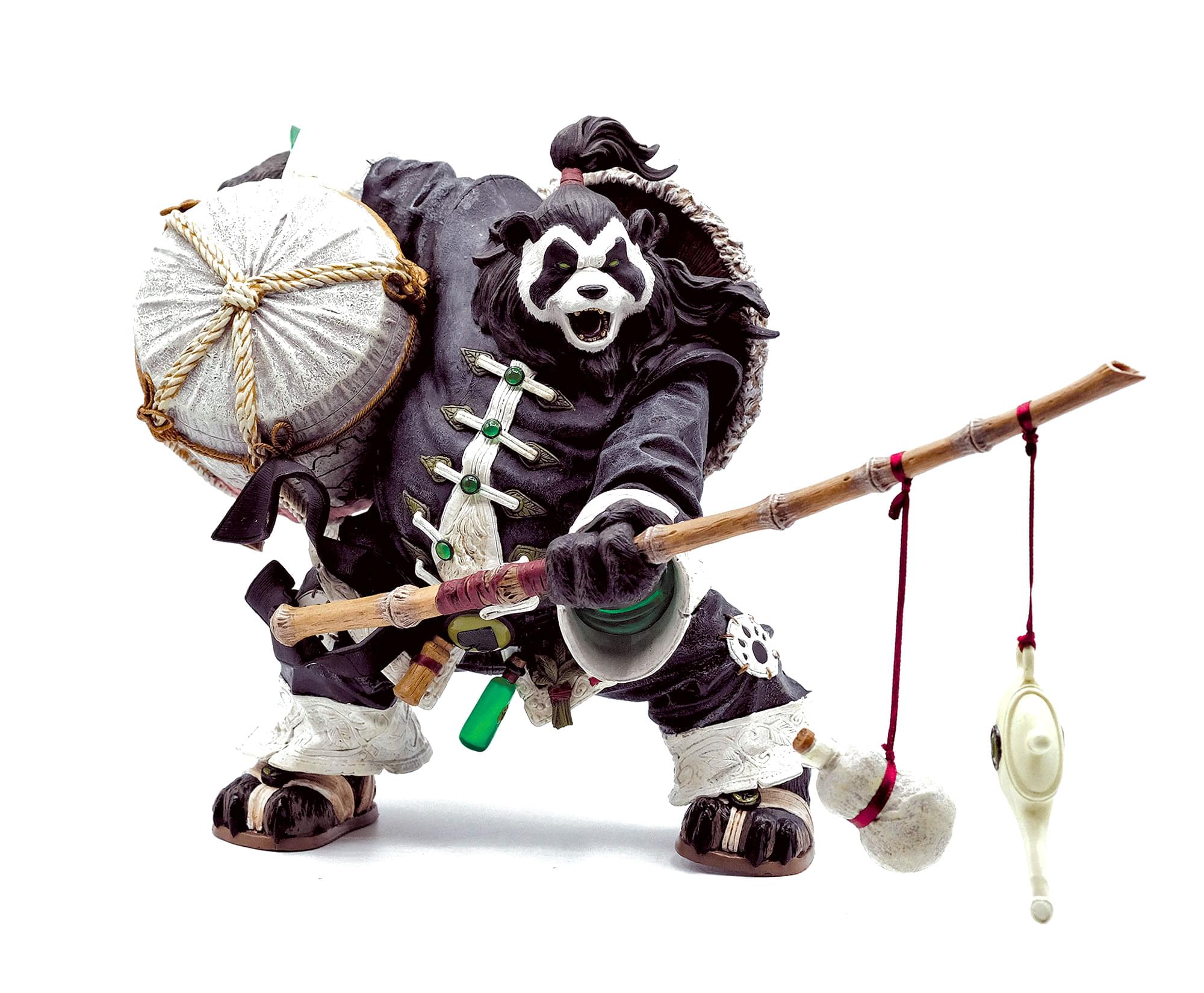 Front. Blizzard Entertainment - World of Warcraft Pandaren Brewmaster Deluxe Action Figure - Brown.