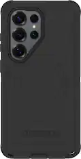 Front. OtterBox - Defender Series Pro Hard Shell for Samsung Galaxy S26 Ultra - Black.