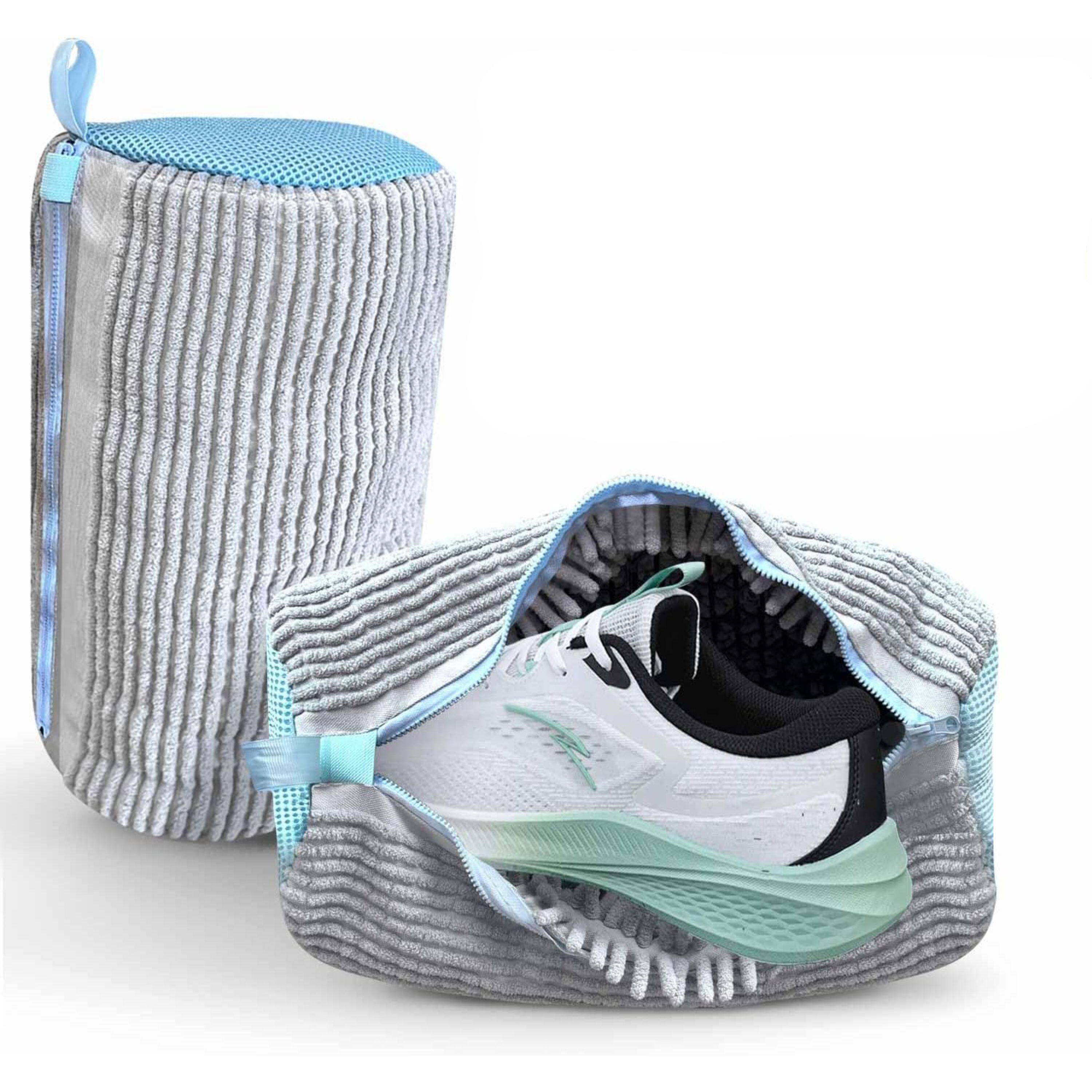 Alt View 3. Kitcheniva - Padded Shoe Laundry Bag for Washing Machine Gray 1 Pcs - Gray.