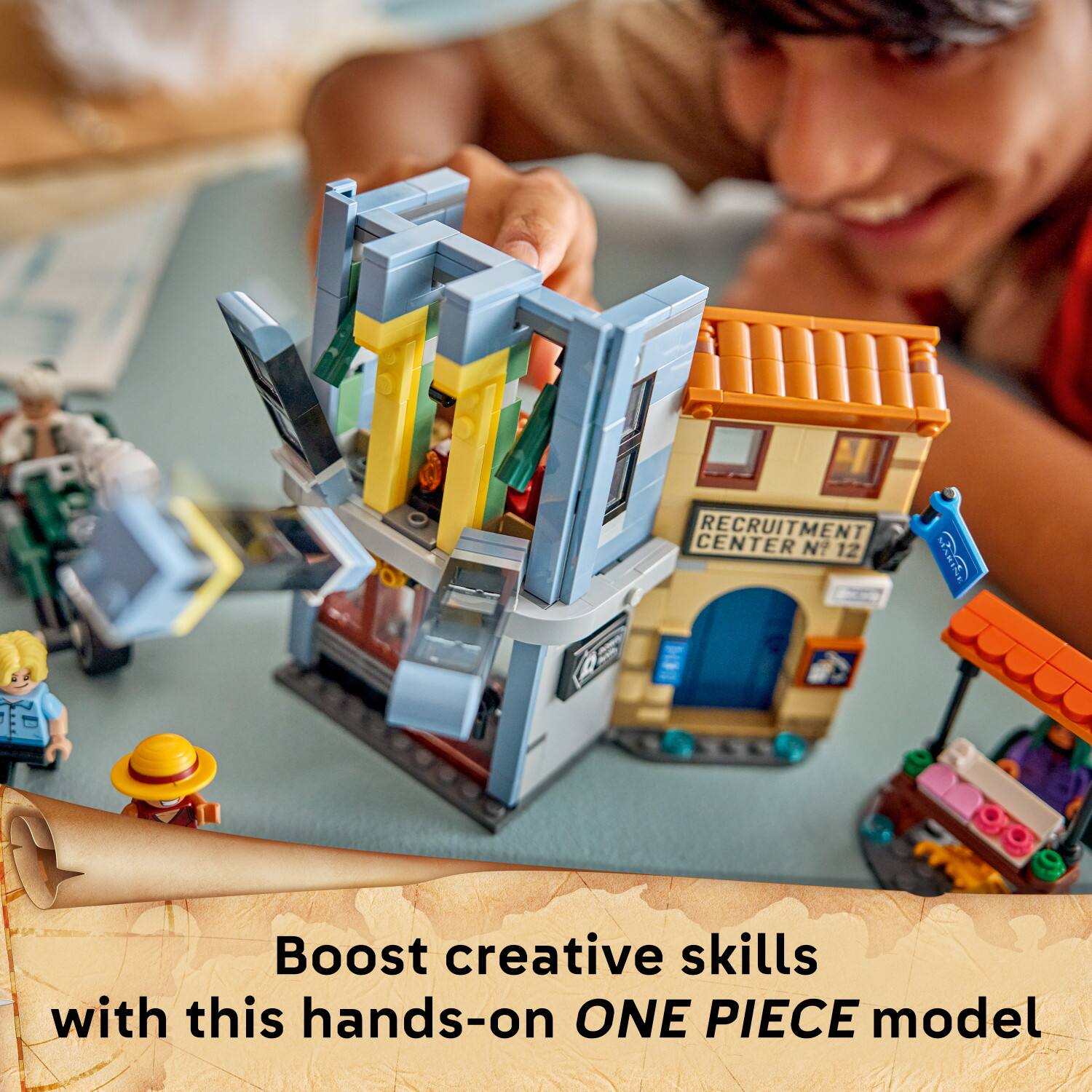 RECRUITMENT CENTER N° 12

Boost creative skills with this hands-on ONE PIECE model