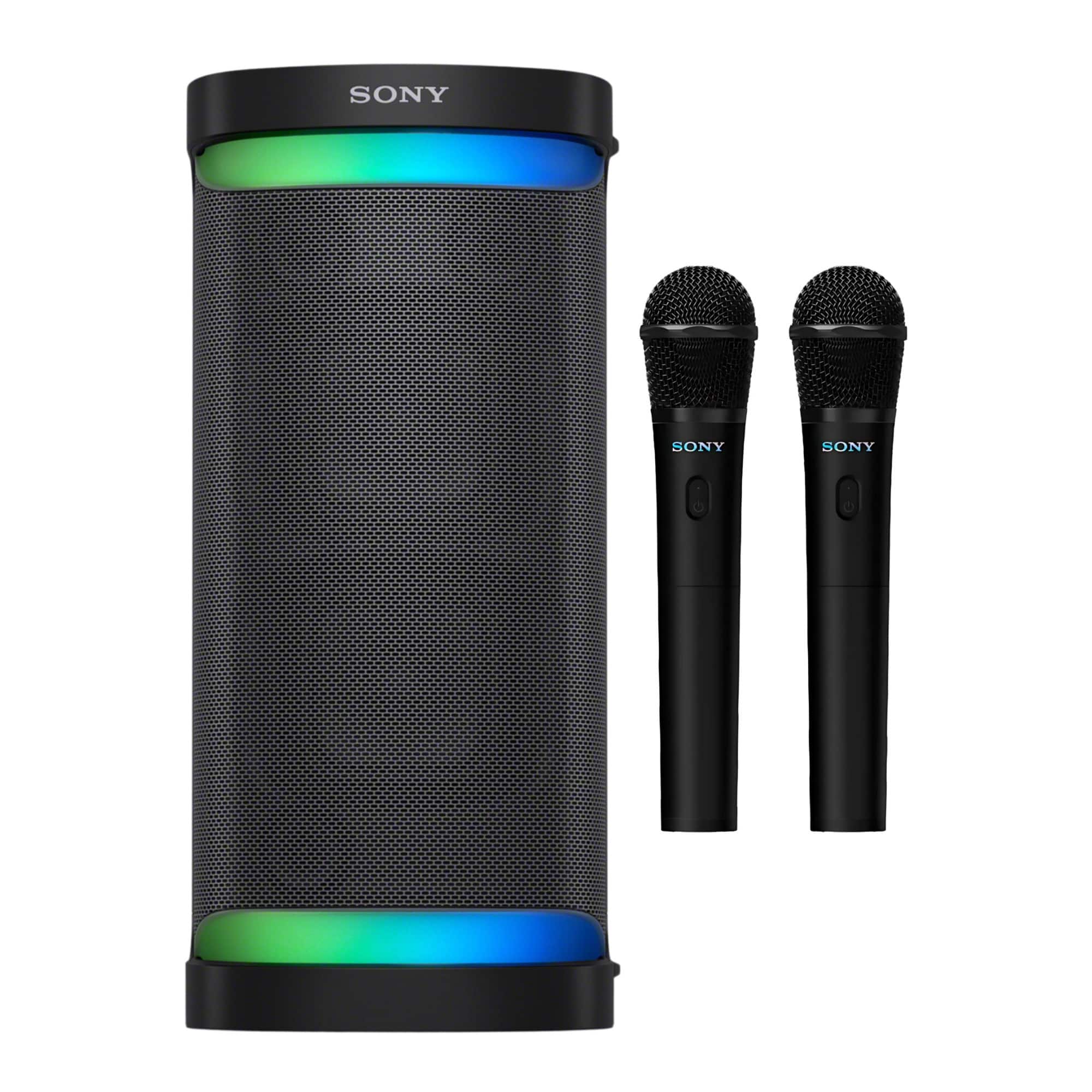Sony - XP700 Bluetooth Speaker ULT Mic Wireless Karaoke Bundle with Duet Assist