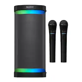 Sony - XP700 Bluetooth Speaker ULT Mic Wireless Karaoke Bundle with Duet Assist