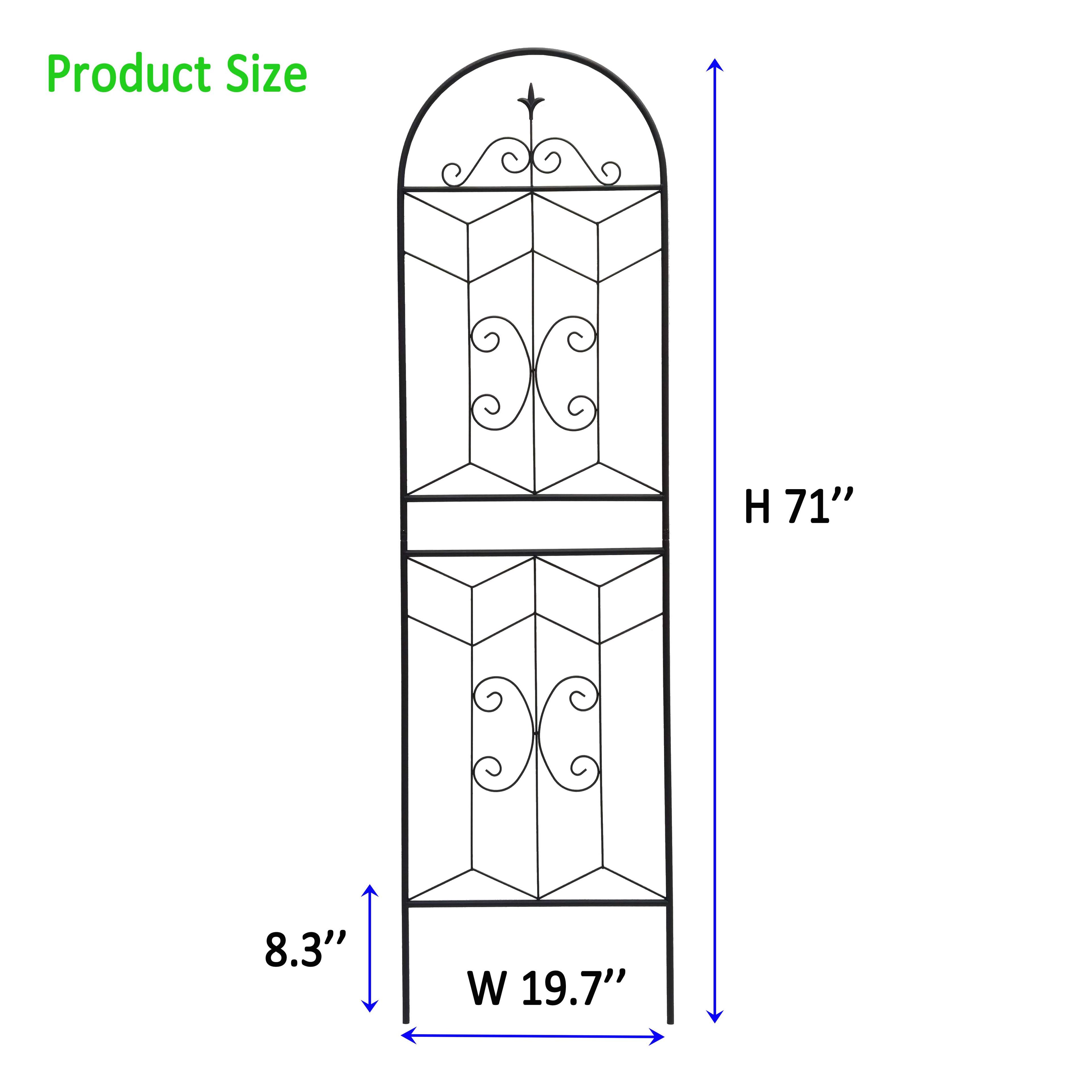 Product Size  
H 71"  
W 19.7"  
8.3"