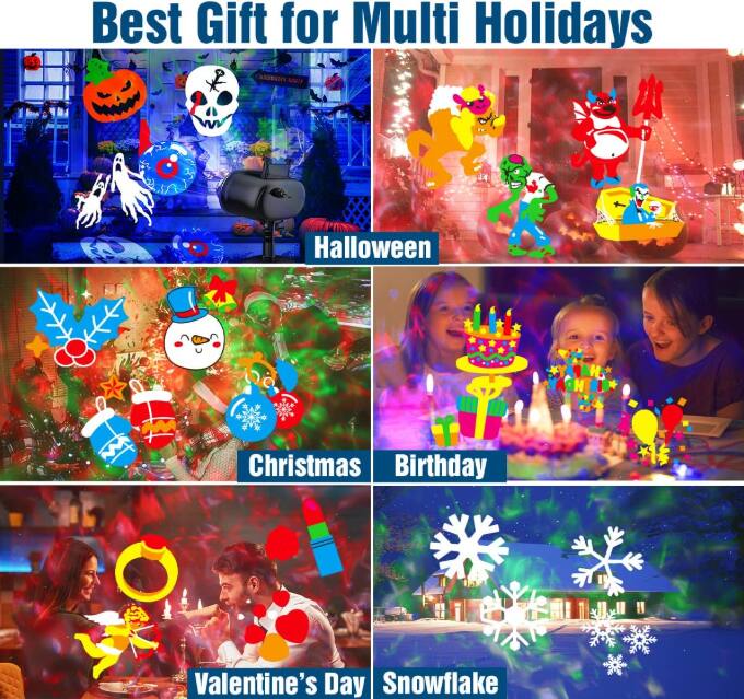 Best Gift for Multi Holidays

- Halloween
- Christmas
- Birthday
- Valentine's Day
- Snowflake