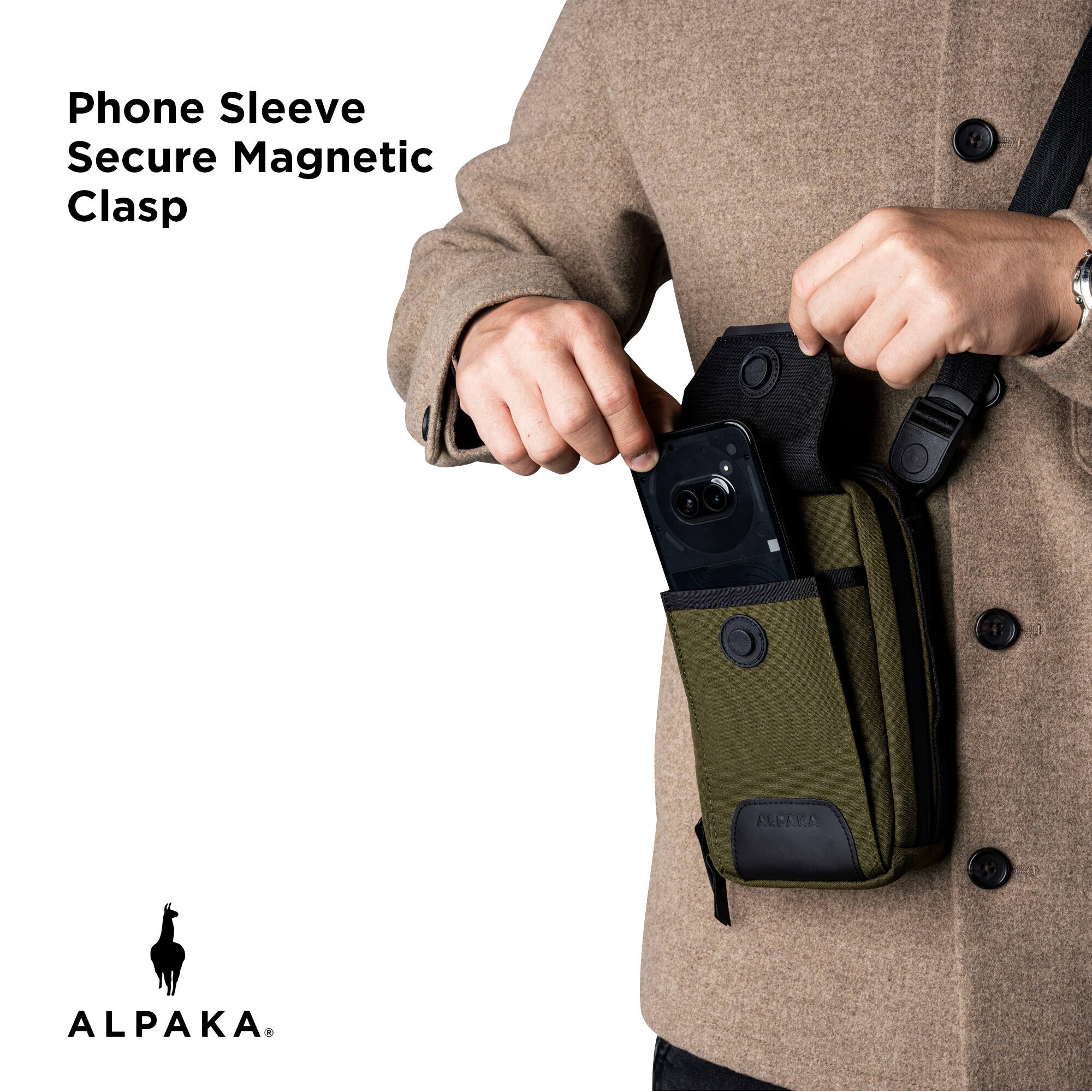 Phone Sleeve Secure Magnetic Clasp  
ALFARA ALPAKA