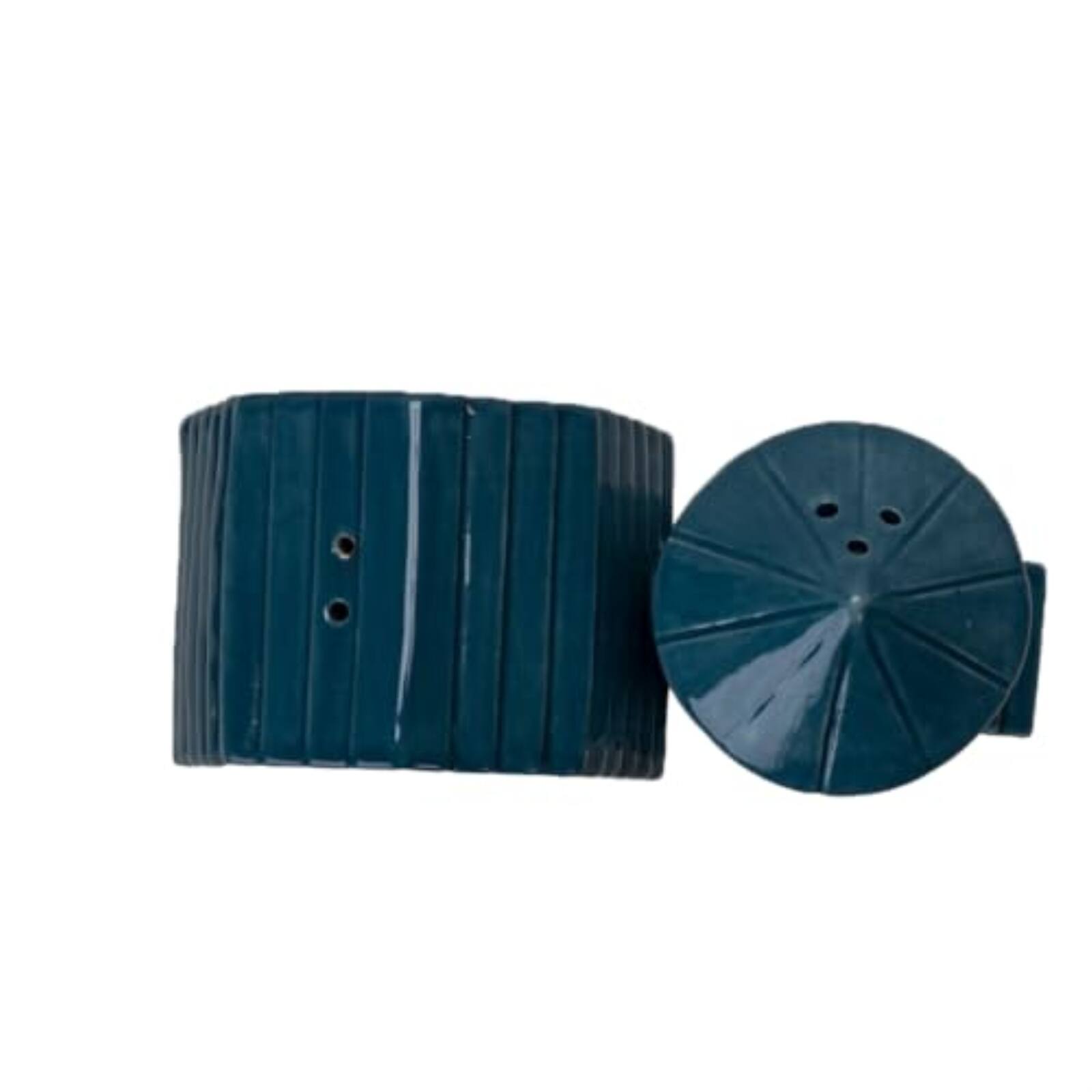 Angle. Pacific Trading - Pacific Giftware Country Style Barn and Silo Ceramic Magnetic Salt and Pepper Shakers - Multicolor.