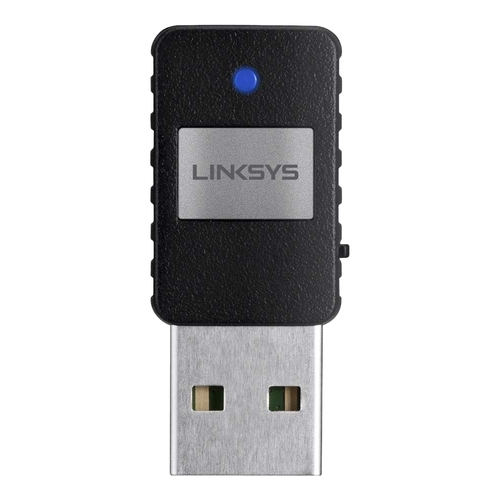 Linksys - AC Dual-Band USB Adapter - Black