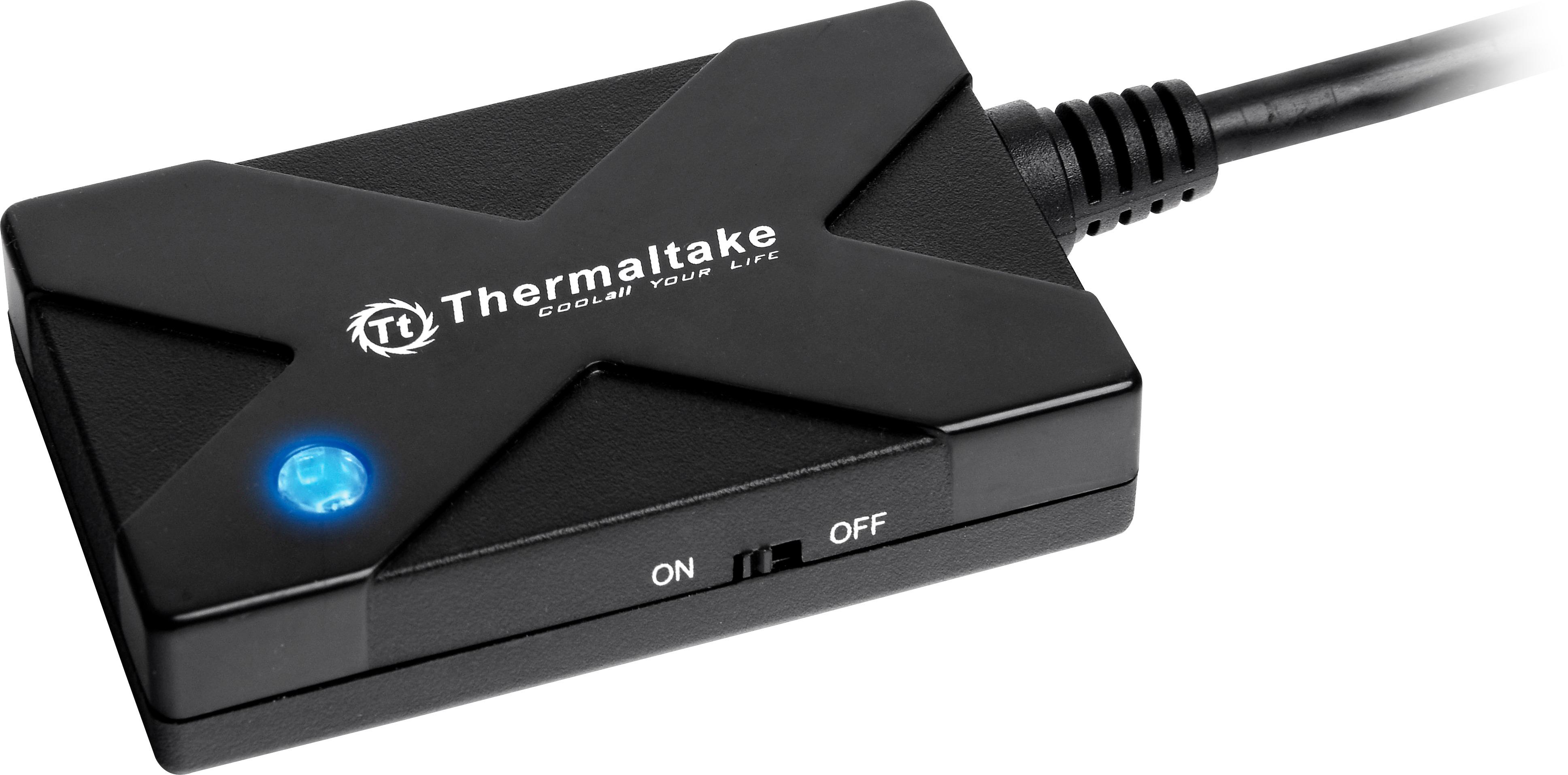 Thermaltake Quicklink Usb 3 0 Adapter For 2 5 And 3 5 Sata Drives Rc Updated St0038u Best Buy