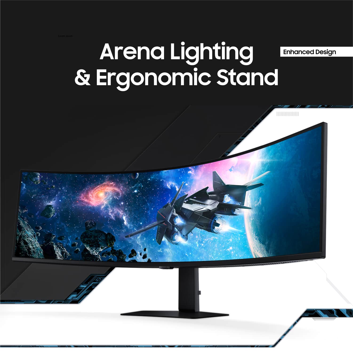 Arena Lighting Enhanced Design & Ergonomic Stand