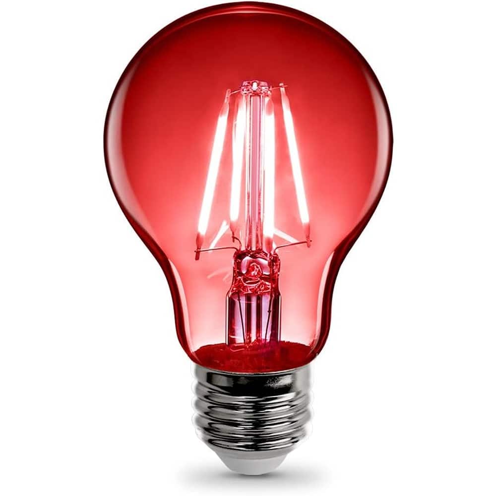 PARKER SLATER - A19 4.5W Dimmable Red LED Light Bulb