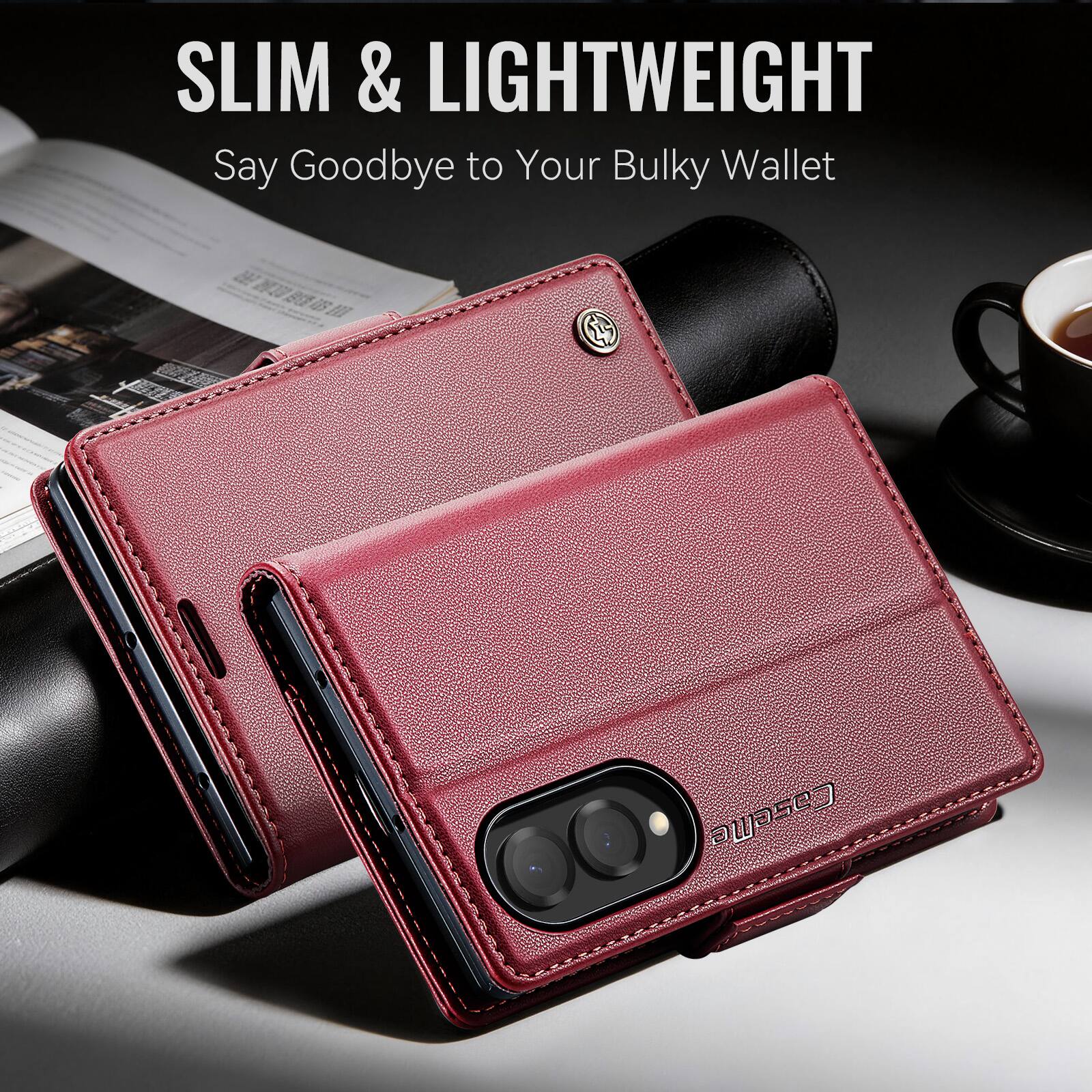 SLIM & LIGHTWEIGHT  
Say Goodbye to Your Bulky Wallet