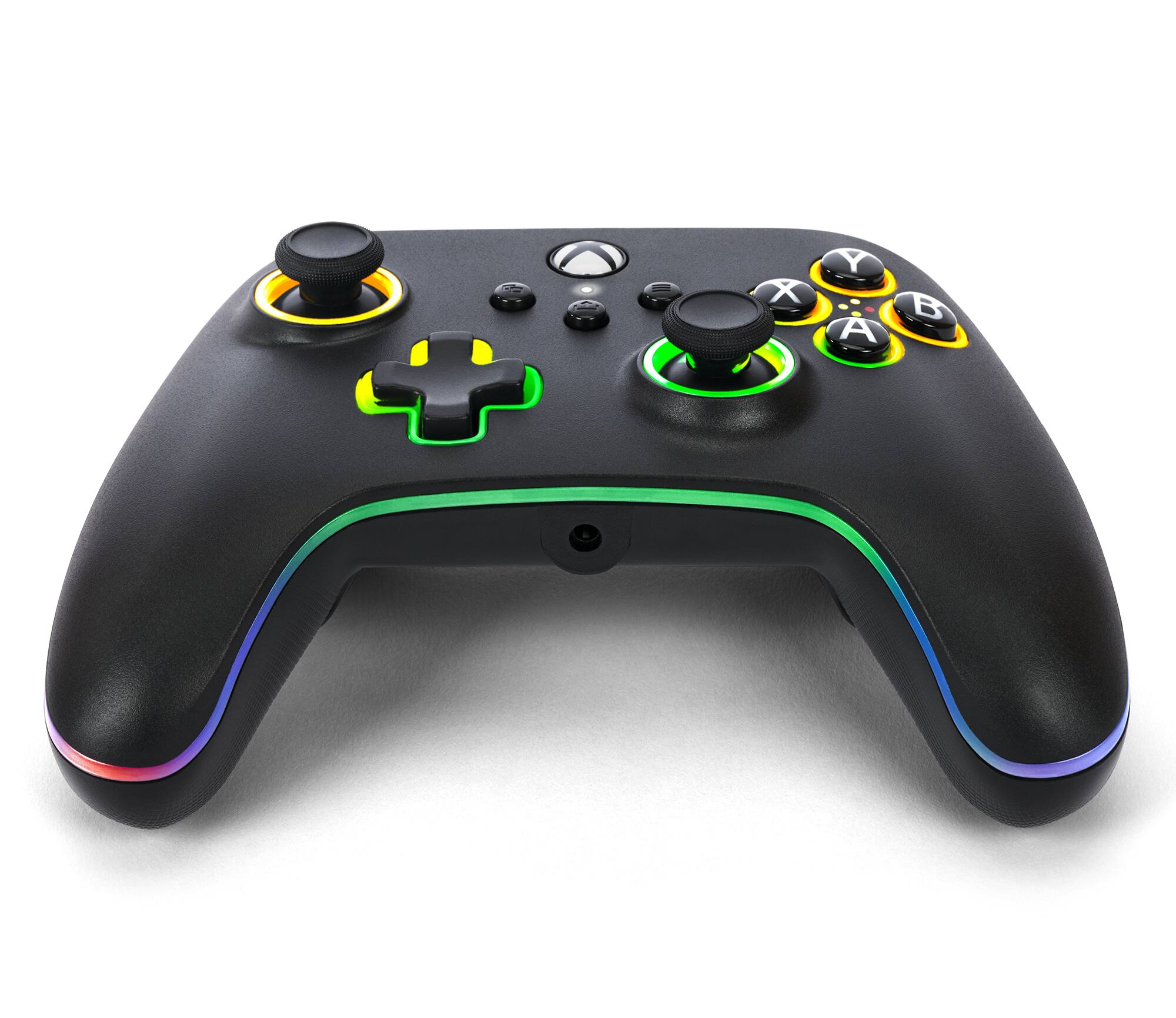 Alt View 17. PowerA - PowerA Advantage Wired Controller for Xbox Series X|S with Lumectra - Black - Black.