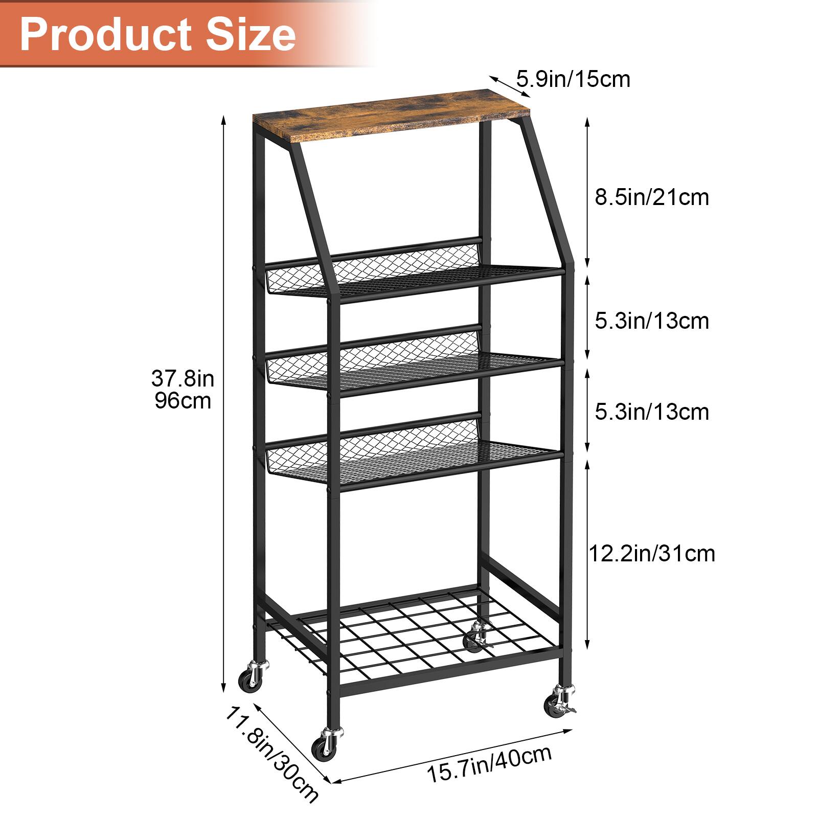 Product Size

- 5.9in/15cm
- 8.5in/21cm
- 5.3in/13cm
- 5.3in/13cm
- 12.2in/31cm
- 11.8in/30cm
- 15.7in/40cm
- 37.8in/96cm