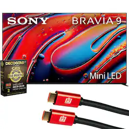 Sony - 65" BRAVIA 9 XR90 Series QLED Mini-LED 4K HDR Smart TV (2024) Bundle with 50 Month Extended Protection Plan